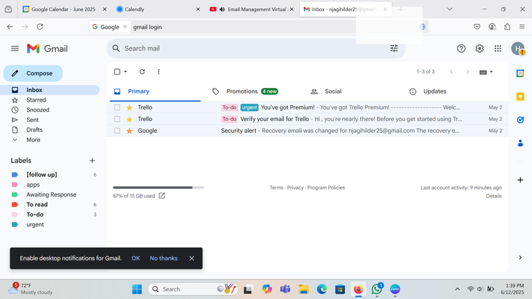 Email Management Sample